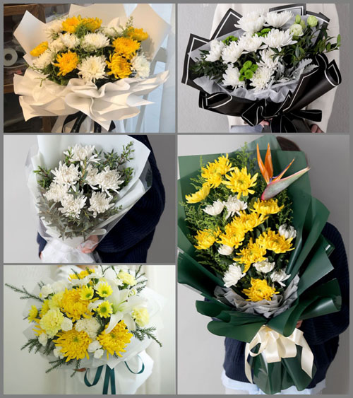 四川成都青白江区福洪镇白事花束代送